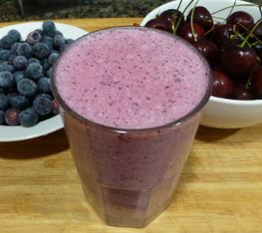 Cherry Blueberry Smoothie