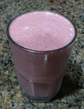 Chocolate Almond Berry Butter Smoothie