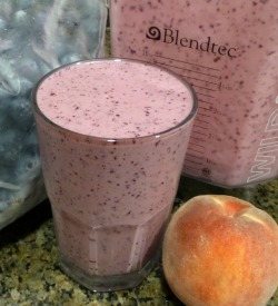 Peach Blueberry Smoothie