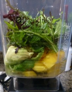 Cilantro Mango Lime Detox Smoothie